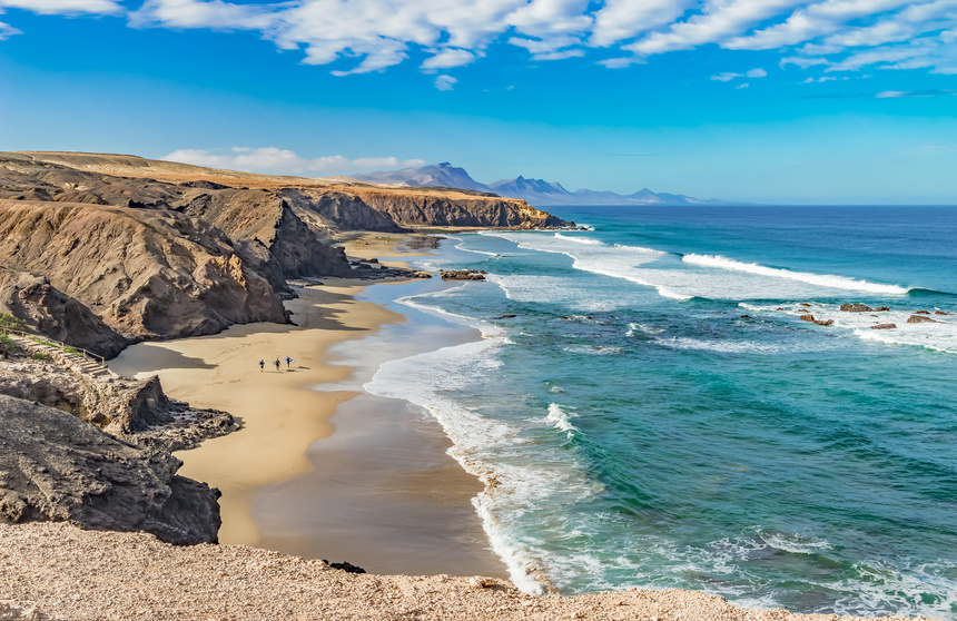 Einige der schönsten Strände Europas befinden sich auf Fuerteventura.