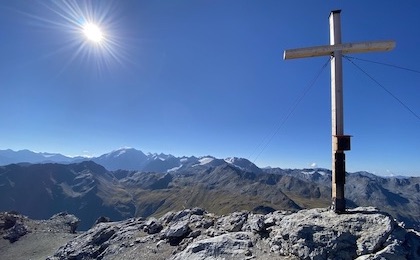 nur einer der 3000er auf dieser Singletrail-Safari.